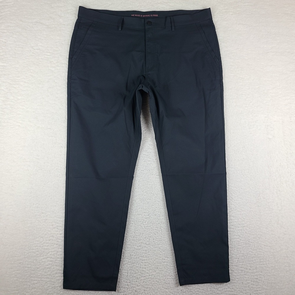 Marcus Pierce Pants Mens 39x30 Black Straight Performance Tech Golf